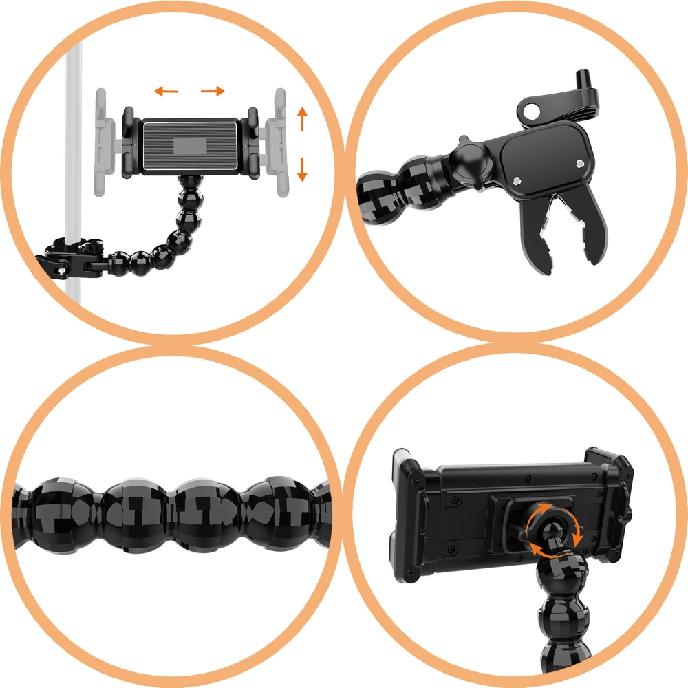 Music Stand Flexible Microphone And Tablet Stand Universal Compatibility 4