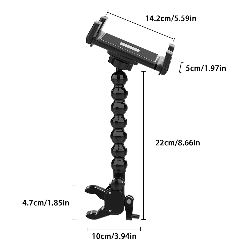 Music Stand Flexible Microphone And Tablet Stand Universal Compatibility 5