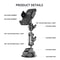 Universal Magic Arm Suction LRBH Car Phone Mount Video Recording Holder 2