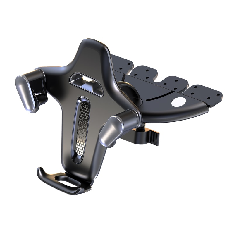 Sturdy CD Slot Phone Mount with One Hand Operation Design, Compatible with All Smartphone Mobile