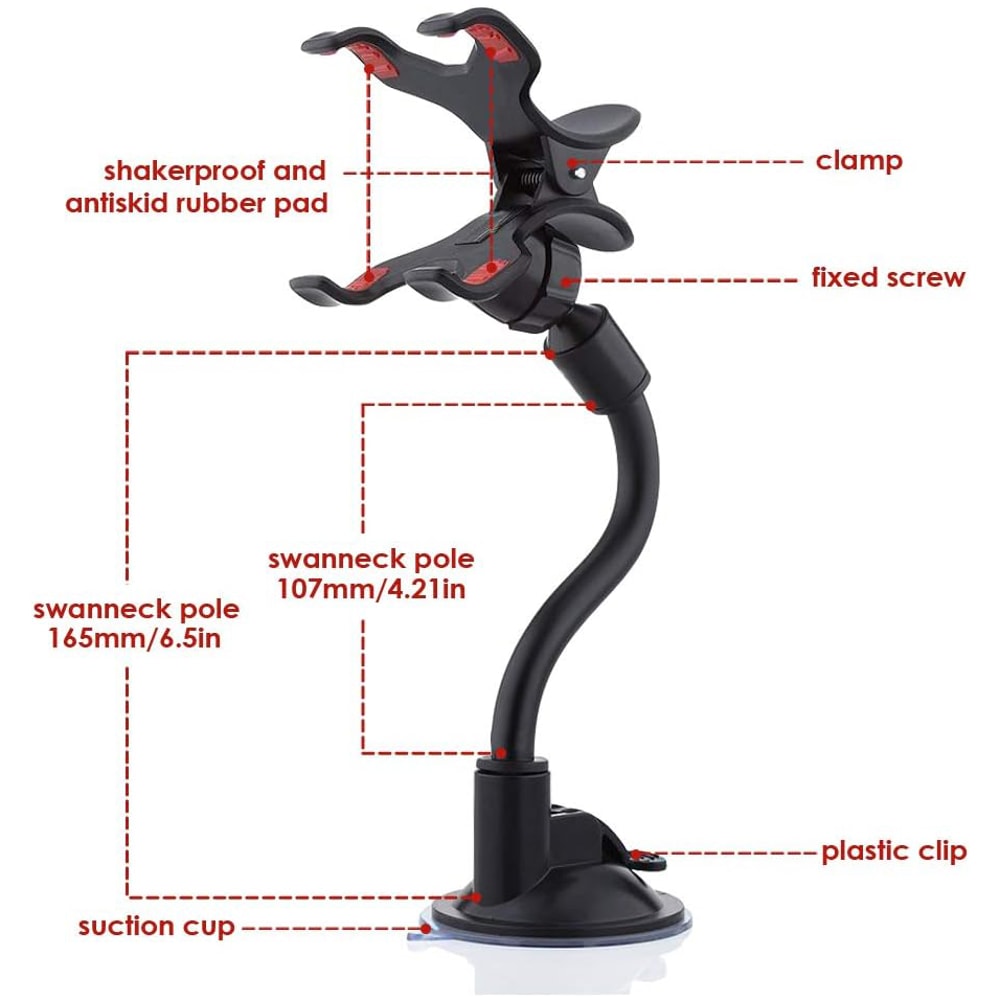 Windshield Cell Phone Stand Car Phone Holder Mount HandsFree Mount 1