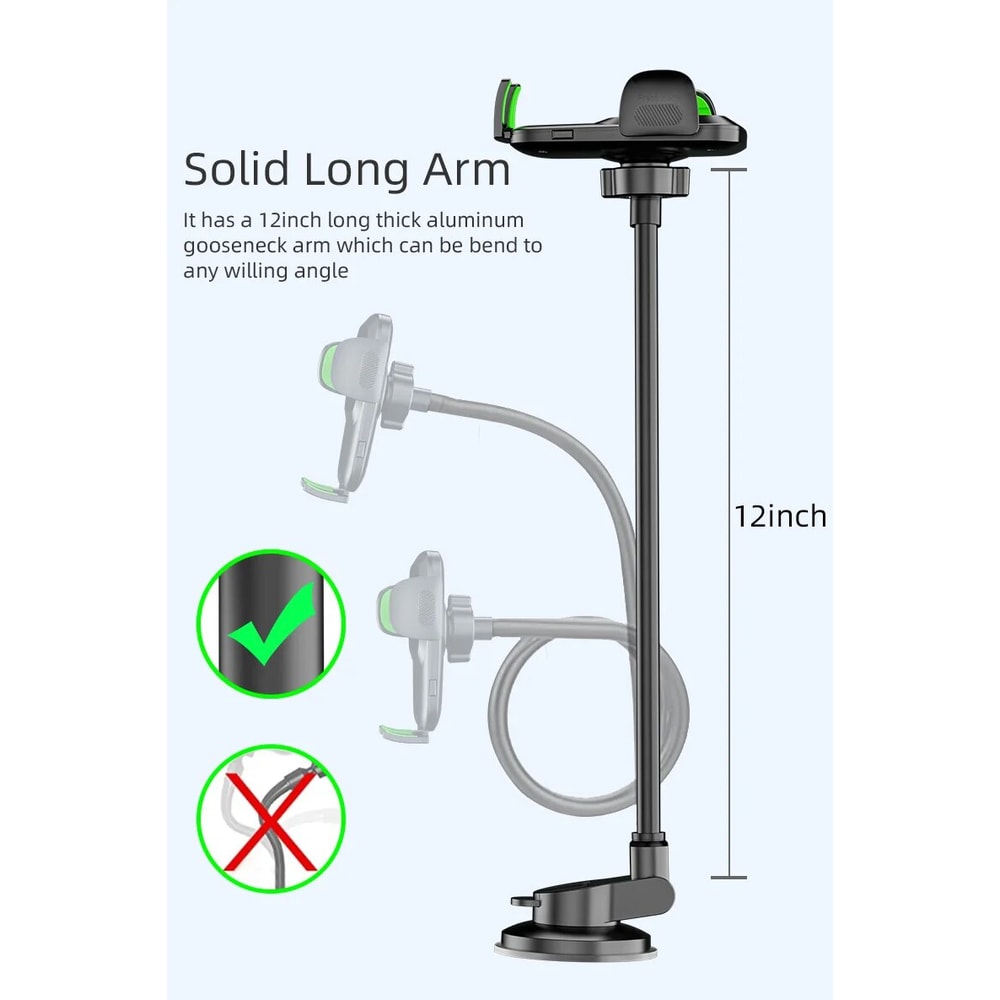 WindshieldDashboard Car Phone Holder Mount Suction Cup For Truck Compatibility 1