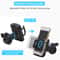 Motorcycle Phone Mount Clamp, Bike Phone Holder for Handlebar, Universal Smartphone Clip for Scooters