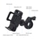 Motorcycle Phone Mount Clamp, Bike Phone Holder for Handlebar, Universal Smartphone Clip for Scooters