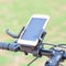 Motorcycle Phone Mount Clamp, Bike Phone Holder for Handlebar, Universal Smartphone Clip for Scooters