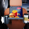 Backseat Organizer With Foldable Tray Dual Cup Holders Phone Slot Lrbh Premium Plastic Vehicle Seat 1