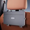 Backseat Organizer With Foldable Tray Dual Cup Holders Phone Slot Lrbh Premium Plastic Vehicle Seat 3