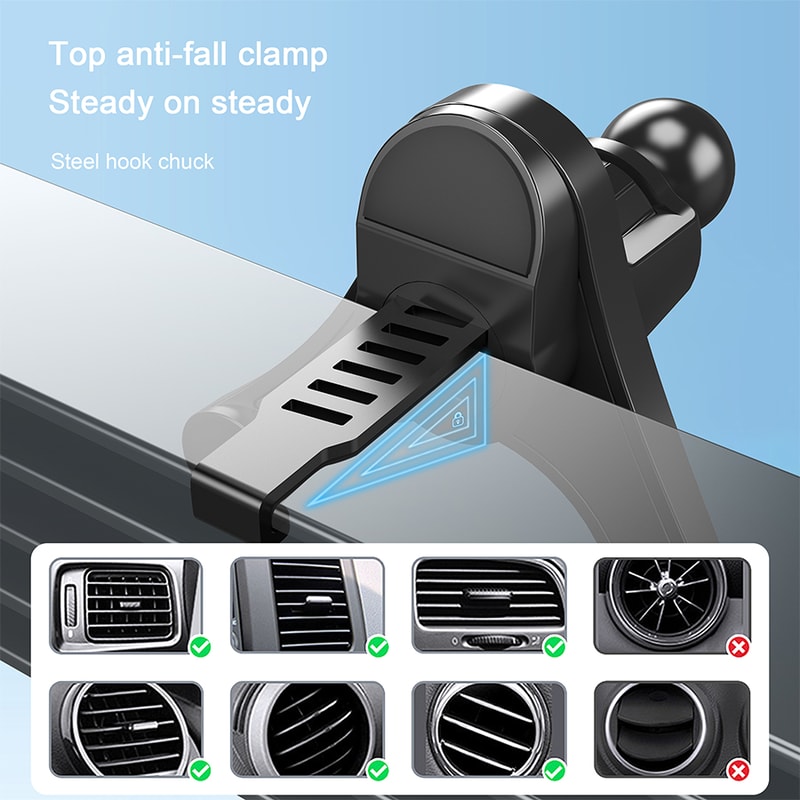 Strengthened Magnetic Car Phone Holder Magnetic Phone Mount For Car Compatible With Magsafe Not Blo 3