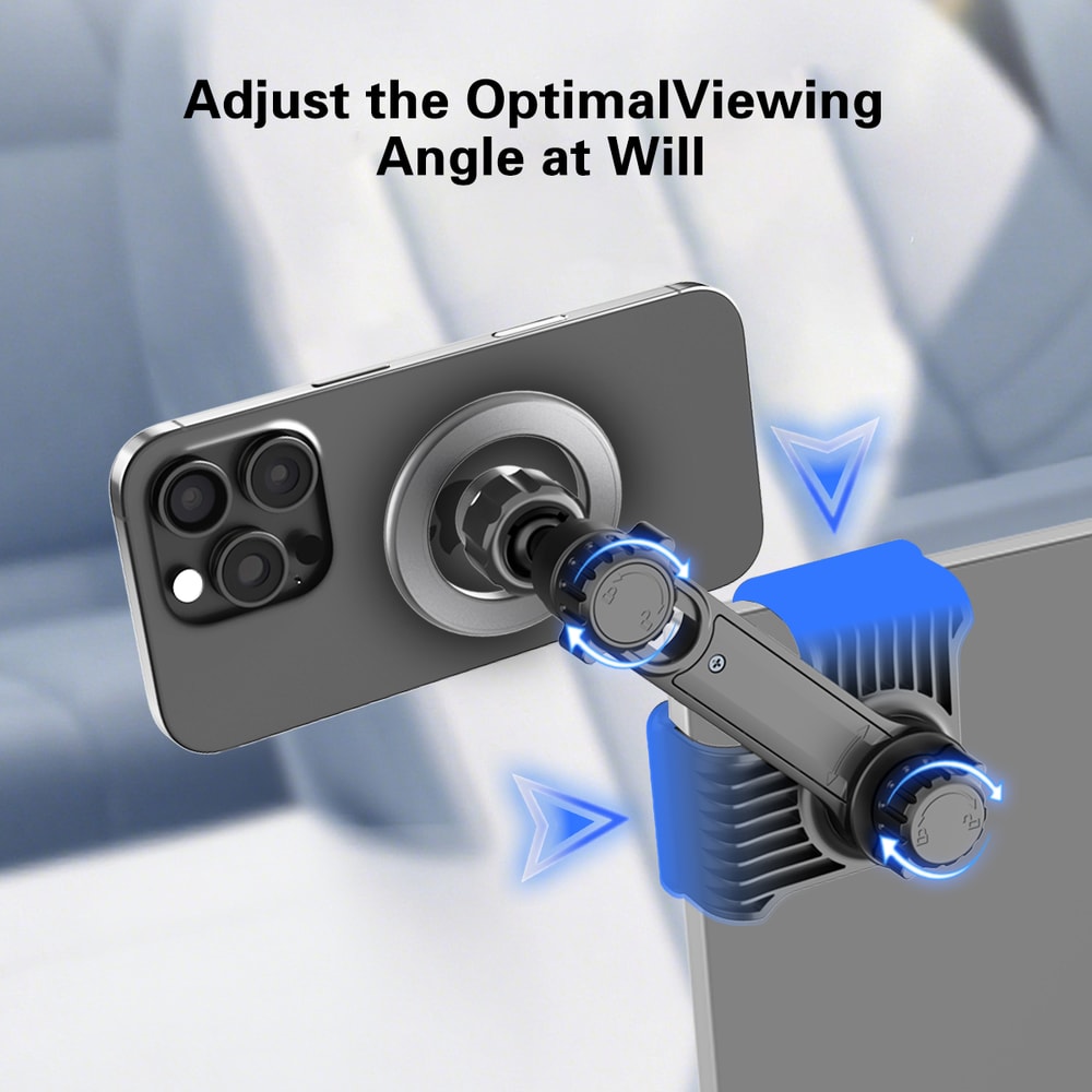 Phone Holder For Model Y Strongest Magnetic Car Mount Accessories Compatible With All Phones Secure 4