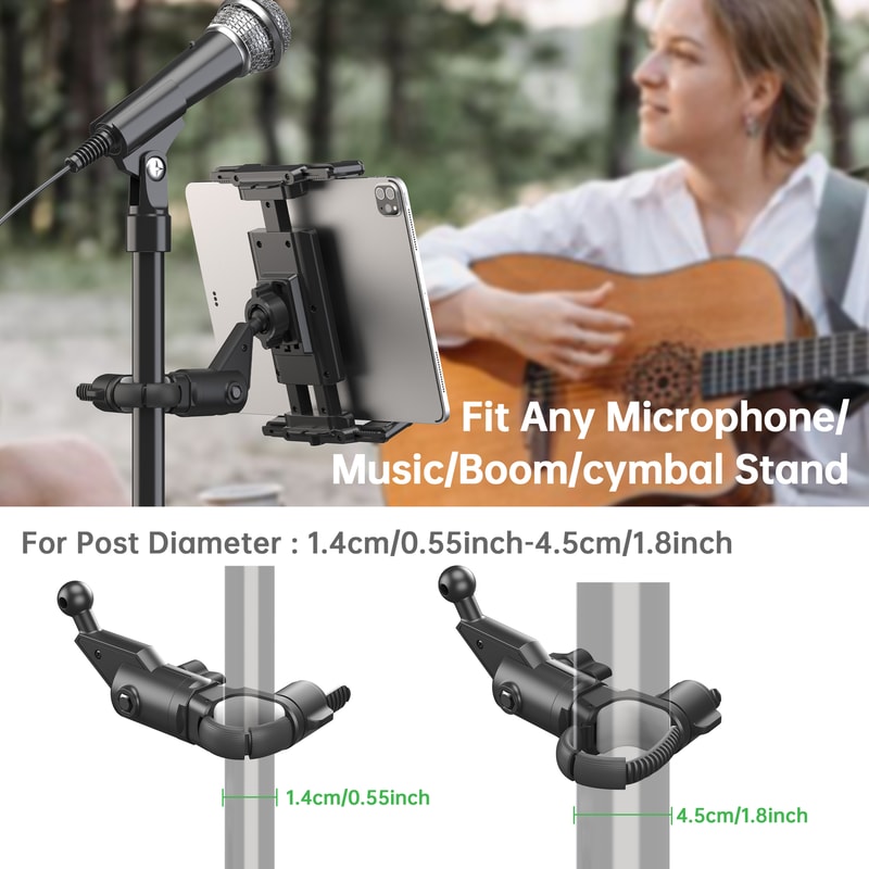 Tablet Holder Music Stand For IPad Smartphone Microphone Music For Shee Music 2