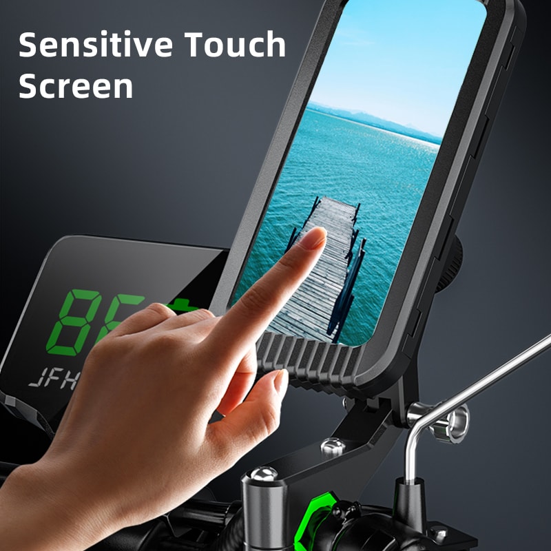 Universal Bicycle GPS, Waterproof Motorcycle Bike Mobile Phone Holder, Adjustable Swivel Motorcycle Cellphone Holder