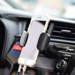cd slot car phone mount, cell phone holder for car, compatible with all smartphones