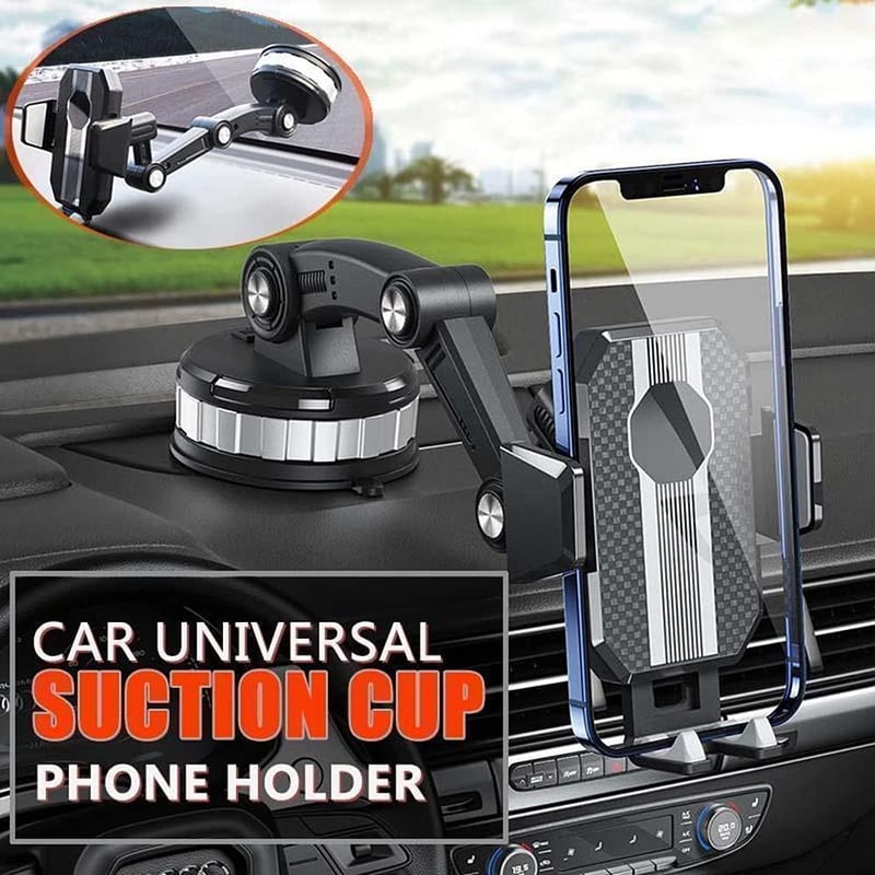 OneButton Popup Universal Dashboard Windshield Phone Holder Strong Suction Cup Cell Phone Stand 2