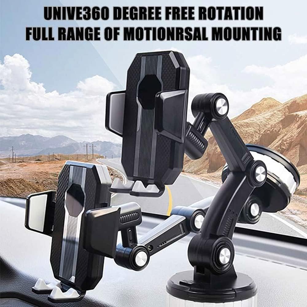 OneButton Popup Universal Dashboard Windshield Phone Holder Strong Suction Cup Cell Phone Stand 5
