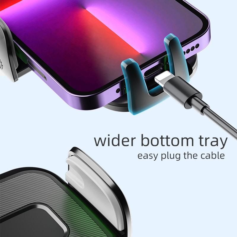Never Blocking Vent Car Vent Phone Mount Universal Extension Clip Air Phone Holder Enjoy Comfort Of 3