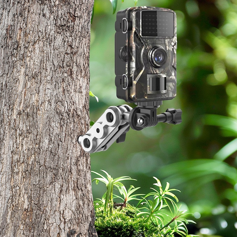 Adjustable Holder For Trail Cameras Mounting Bracket With Threaded Insert Outdoor Hunting Gear Acce 4
