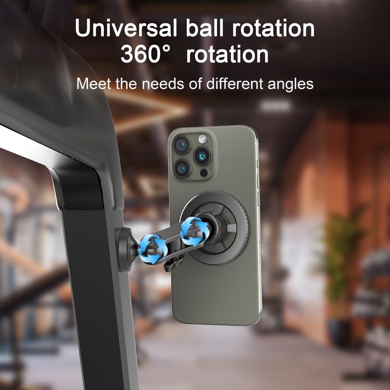 Adjustable Dual Ballhead Magic Arm Phone Mount Magnetic Base For Any Ferrous Metal Surface 2