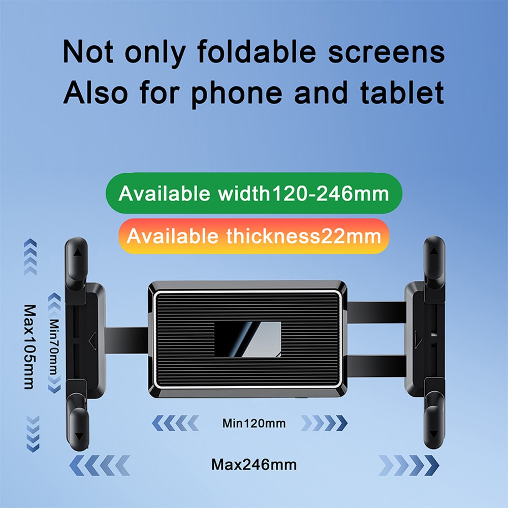 Car Dashboard Tablet Holder Suction Cup Mount For All Tablet And Phone Devices Large Clamp Windshie 1