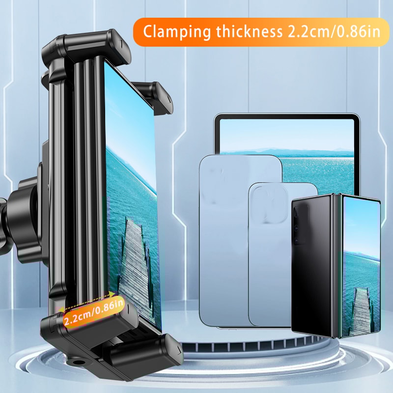 Car Dashboard Tablet Holder Suction Cup Mount For All Tablet And Phone Devices Large Clamp Windshie 2