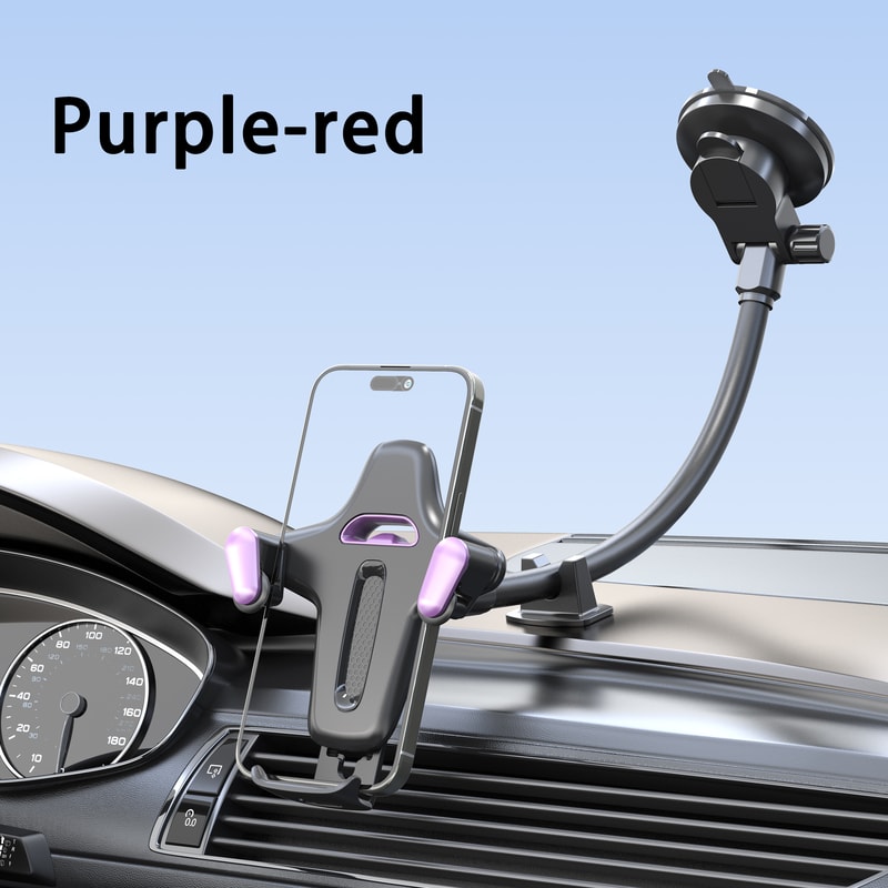 WindshieldDashboard Car Phone Holder Mount Long Arm Gooseneck Suction Cup Mount For Car Truck 6