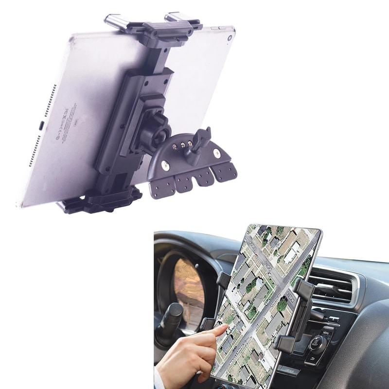 CD Slot Car Mount, Universal Car Mount for Tablet, Phone Holder for Smartphone