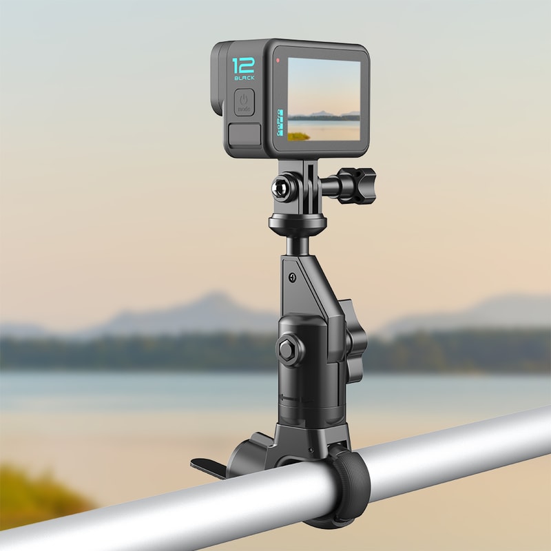 Clamp Mount Bike Holder LRBH Camera Handlebar Mount Ball Join For GoPro DJI Motorcycle Pipes Instal 1