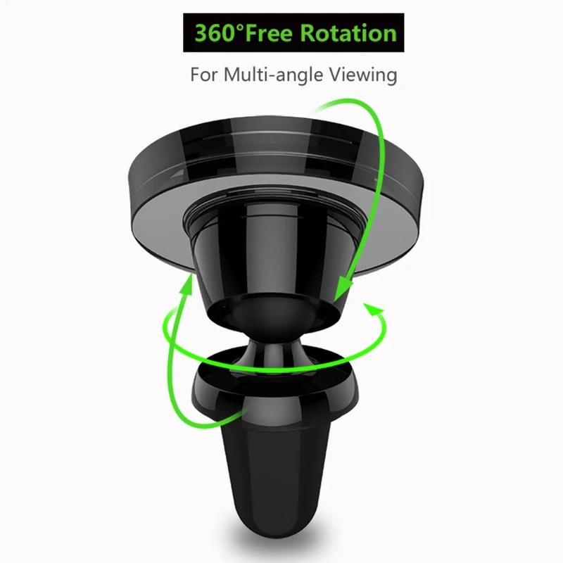 Magnetic Car Phone Holder Strong Magnet Smartphone Mount For Air Vent Compatible With IPhone 3