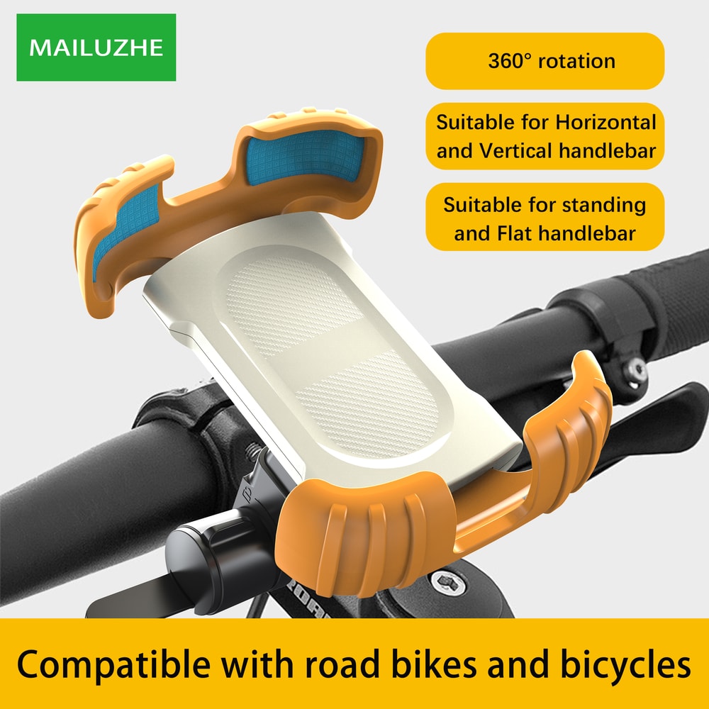 Handlebar Phone Mount, Bicycle Phone Holder, Bike A Phone Mount