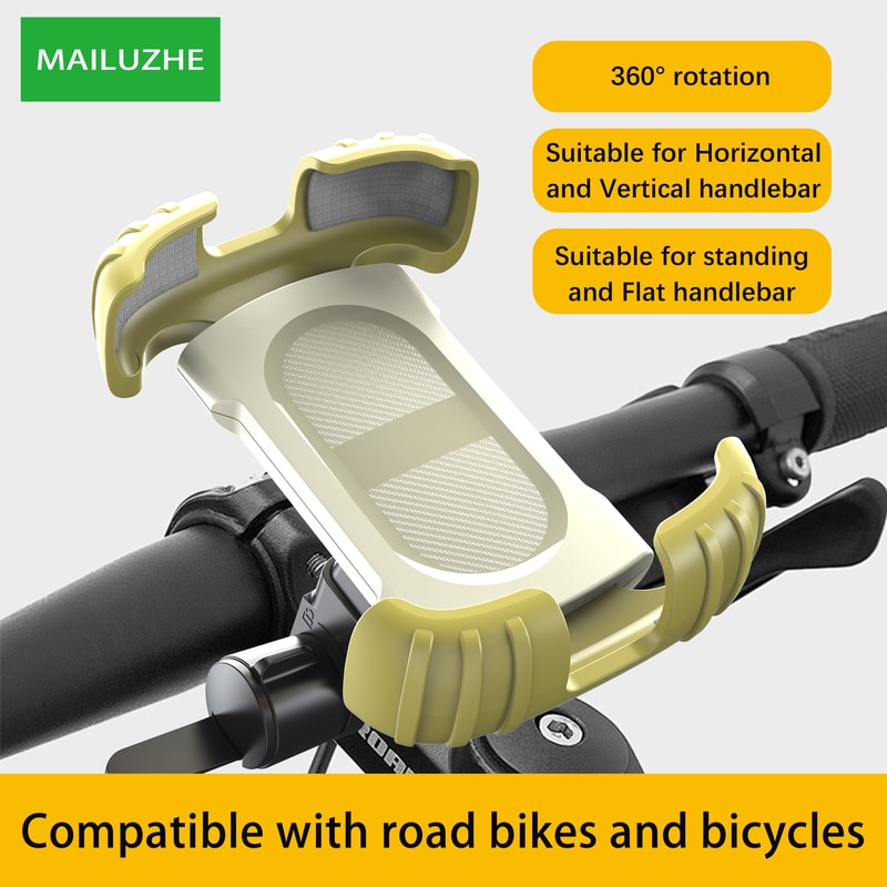Handlebar Phone Mount, Bicycle Phone Holder, Bike A Phone Mount