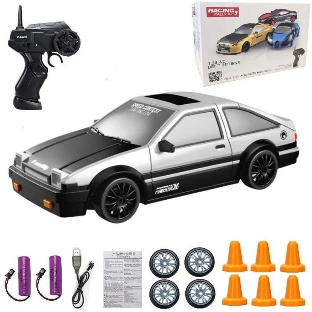 Remote Control Drift RC Car GTR Model AE RC Racing Car Toy For Kids Christmas Gifts 3