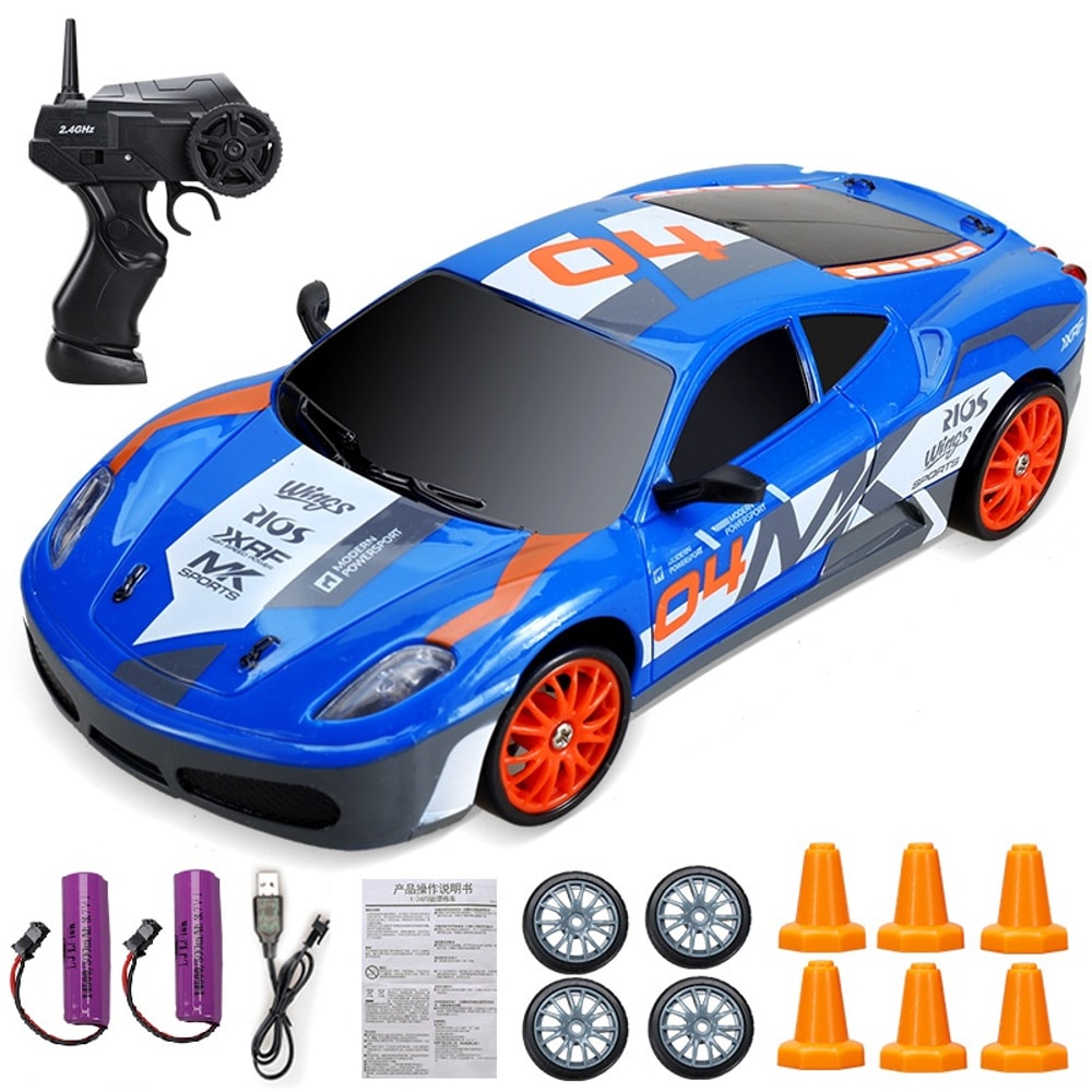 Remote Control Drift RC Car GTR Model AE RC Racing Car Toy For Kids Christmas Gifts 7