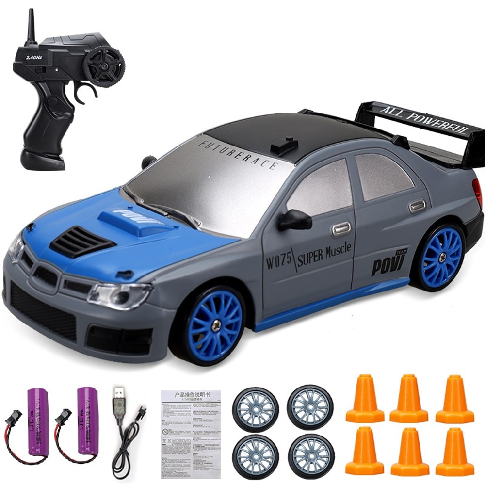 Remote Control Drift RC Car GTR Model AE RC Racing Car Toy For Kids Christmas Gifts 8