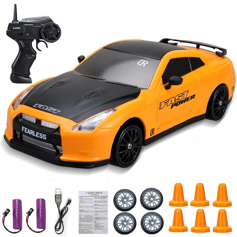 Remote Control Drift RC Car GTR Model AE RC Racing Car Toy For Kids Christmas Gifts 13