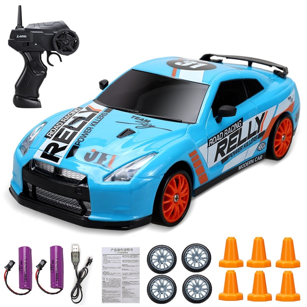 Remote Control Drift RC Car GTR Model AE RC Racing Car Toy For Kids Christmas Gifts 16