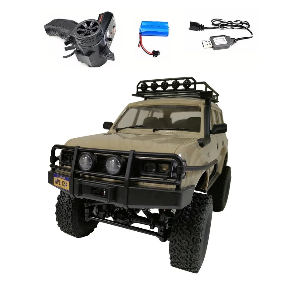 Full Size Electric WPL RC Car, Off-road Climbing Control Truck, Children's Toy Gift