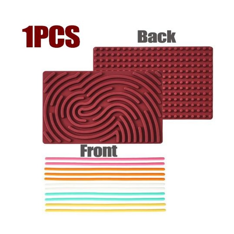 English Letter Silicone Sensory Activity Board, Fidget Toy for Kids, Silent Calming, Anxiety, ADHD, Autism, Portable Tra