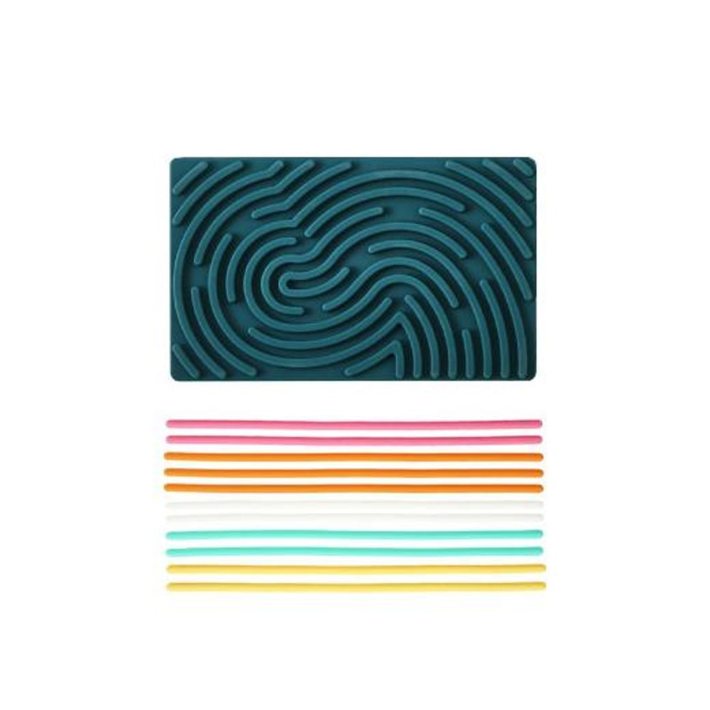 English Letter Silicone Sensory Activity Board, Fidget Toy for Kids, Silent Calming, Anxiety, ADHD, Autism, Portable Tra