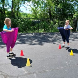 giant outdoor ball sensory tossing game set for yard games and family reunion fun