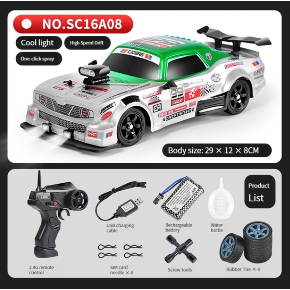 Mustang GTR Drift Car, High Speed Racing RC Cars, Electric WD Remote Control Toys for Children