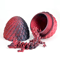 Full Articulated Dragon Model, Dragon Egg with Dragon, Movable Rotatable Desktop Ornament Toy for Kids