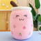 Kawaii Plush Toys Soft Boba Plush Bubble Tea Pillow For Babies 5