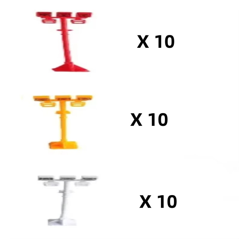 RC Drift Race Car Track Set, Road Block Mini Obstacle Field, Drift Runway Racetrack Road Barriers, Decorative Accessorie