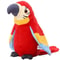 Talking Parrot Plush Toy Electronic Speaking Parrot Doll Cute Stuffed Animal Gift For Kids 3