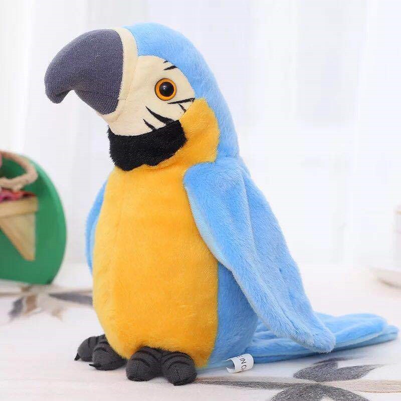 Talking Parrot Plush Toy Electronic Speaking Parrot Doll Cute Stuffed Animal Gift For Kids 7