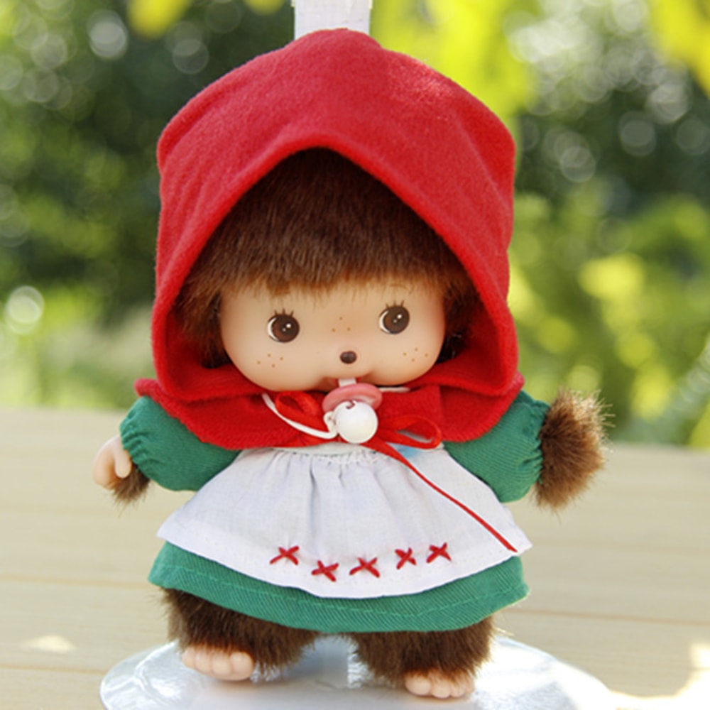 Cute Toy Transformed Doll PP Cotton Medal Monkey Girl Bag Pendant Christmas Birthday Gift 4
