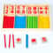 Wooden Digital Stick Educational Toys for Children, Montessori Math Teaching Aid for Knowledge