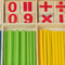 Wooden Digital Stick Educational Toys for Children, Montessori Math Teaching Aid for Knowledge