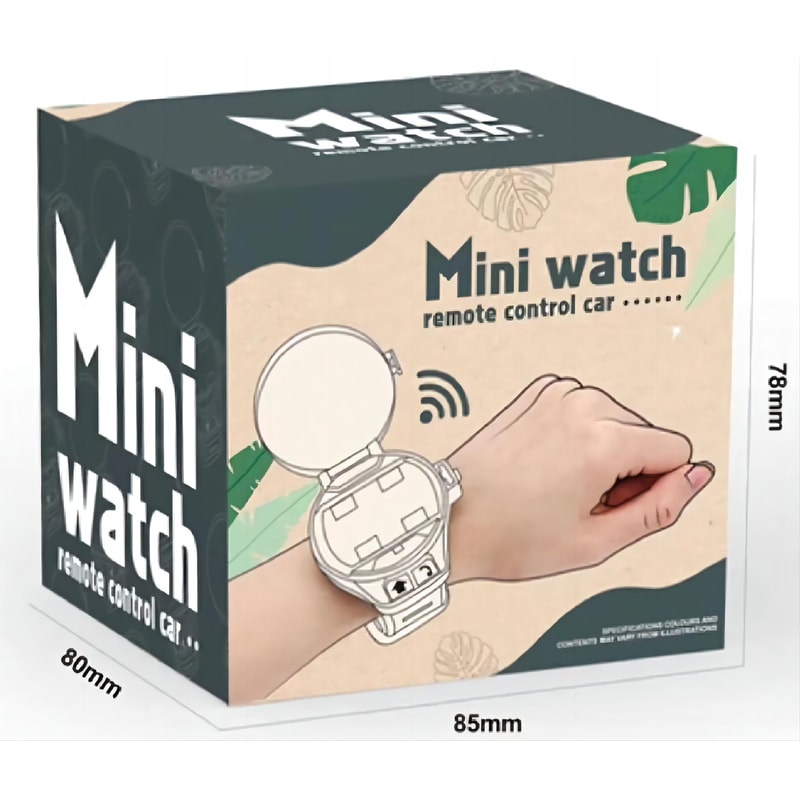 Mini Watch Car Parent Child Interaction Remote Control Car Electric Alloy Childrens Watch Racing To 2