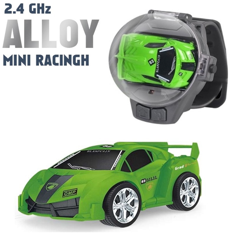 Mini Watch Car Parent Child Interaction Remote Control Car Electric Alloy Childrens Watch Racing To 13