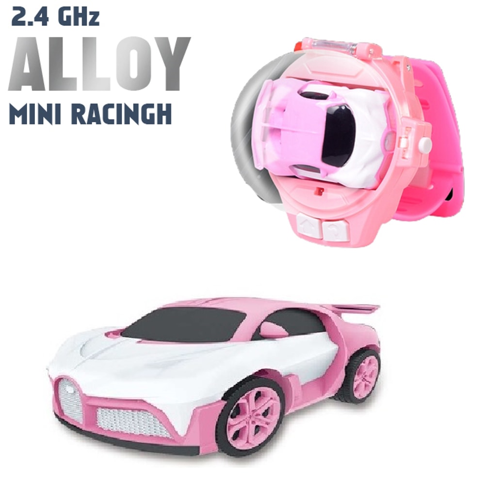 Mini Watch Car Parent Child Interaction Remote Control Car Electric Alloy Childrens Watch Racing To 12